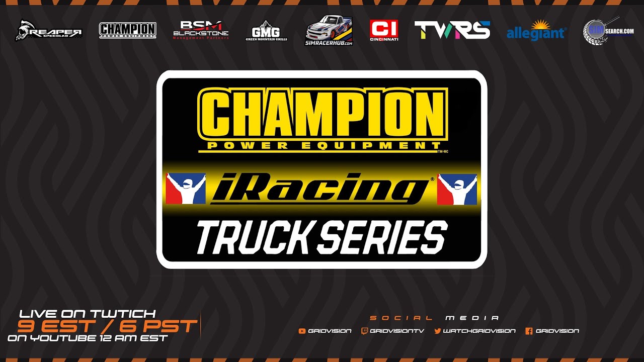 Champion iRacing Truck Series Banner