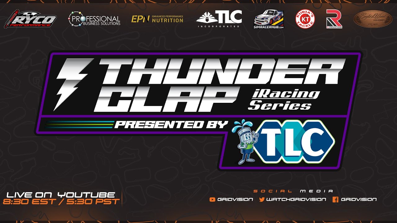 Thunder Clap iRacing Series Banner