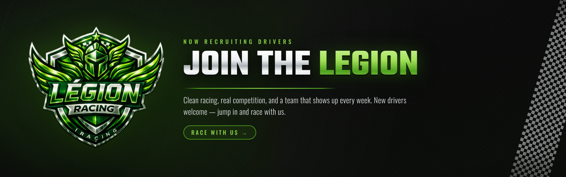 Legion League Competition Banner